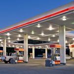 gas station